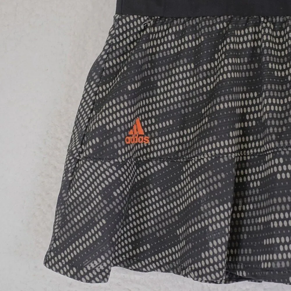 Adidas Primeblue Black Gray‎ Gradient Large Skort Skirt